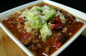 chili with beer