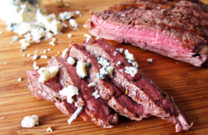 Steak with Blue Cheese Sauce