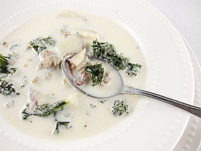 Post image for Sausage, Potato and Kale Soup