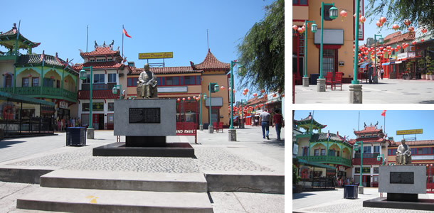 Chinatown in downtown Los Angeles