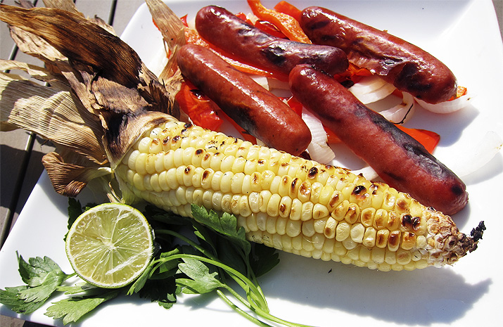 Sweet Corn with Chili Lime Butter