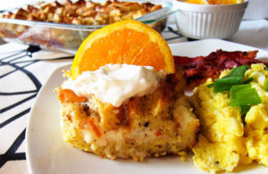 French Toast Bake with Orange Marmalade Cream Cheese