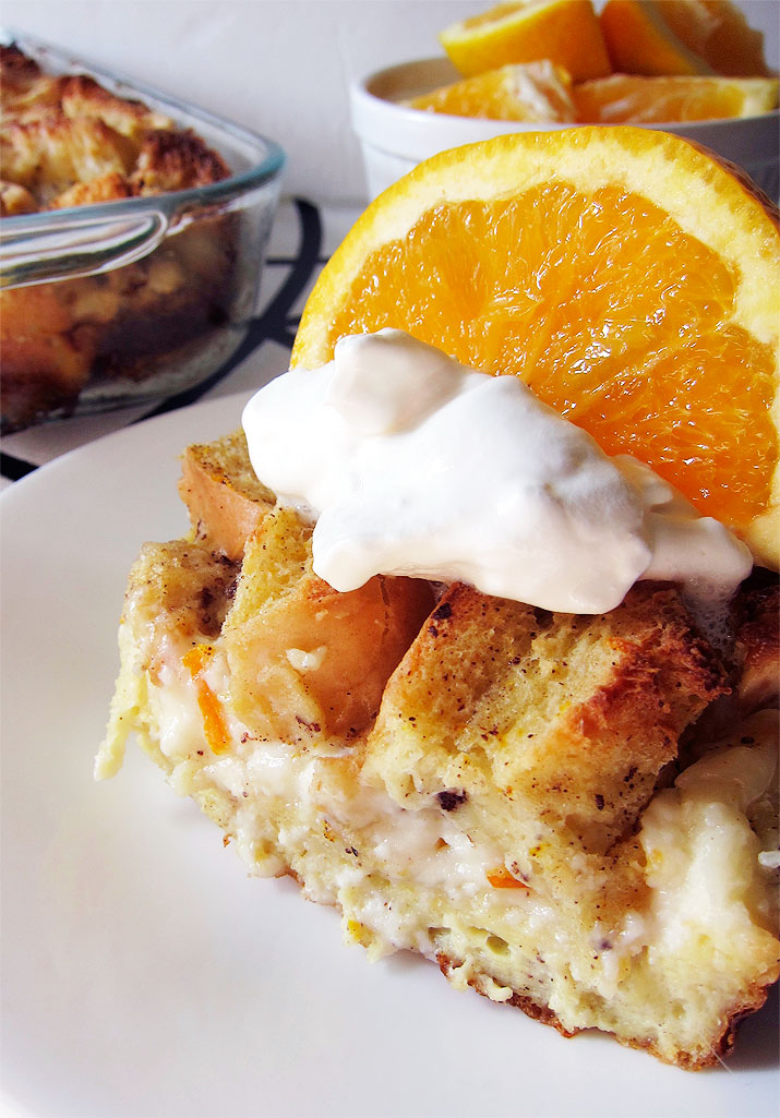 French Toast Bake with Orange Marmalade Cream Cheese