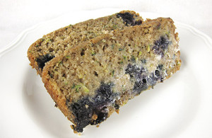 Healthy Healthy Blueberry Zucchini Bread