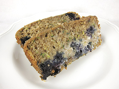 Healthy Healthy Blueberry Zucchini Bread
