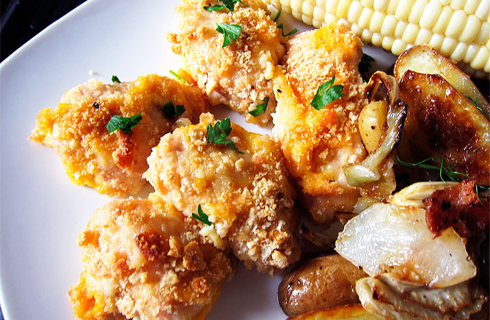 Cheddar Chicken Strips