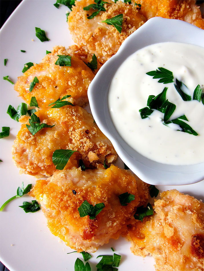 Cheddar Chicken Strips