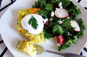 Green Chile Zucchini Egg Bake