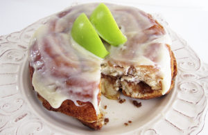 Apple Monkey Bread with Maple Cream Cheese Frosting
