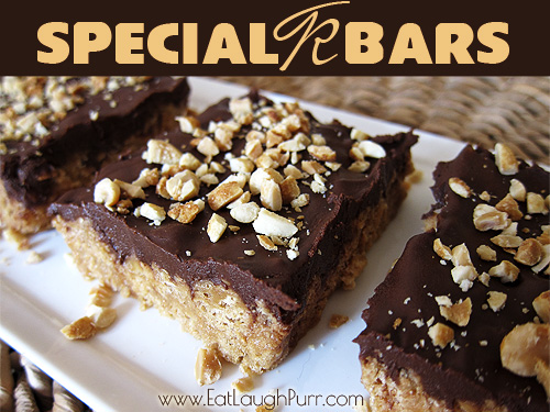 Special K Bars from www.EatLaughPurr.com #SpecialK #bars #chocolate #peanutbutter