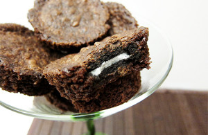 brownie covered oreos