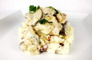 chicken with mushroom sauce