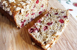 cranberry oat bread