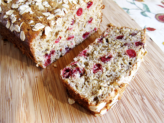 cranberry oat bread