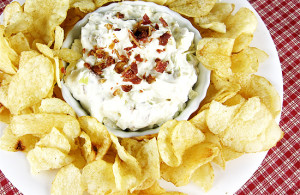 caramelized leek dip