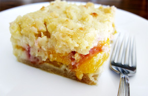 Peaches and Cream Bars
