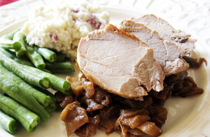 pork tenderloin with apples