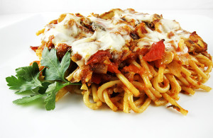 spicy eggplant pasta
