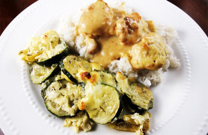 Zucchini Bake with Feta Cheese