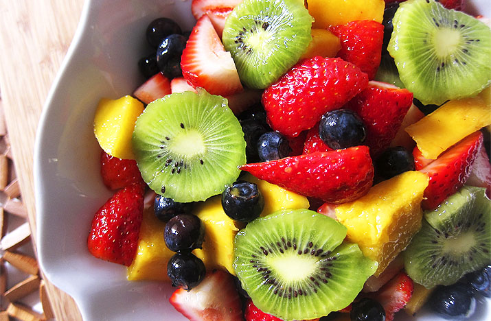 Fruit Salad with Citrus Lime Dressing