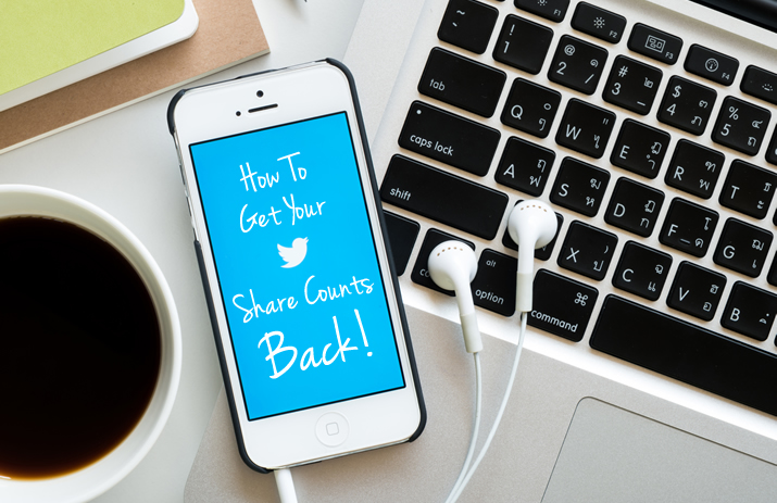 How To Get Your Twitter Share Counts Back