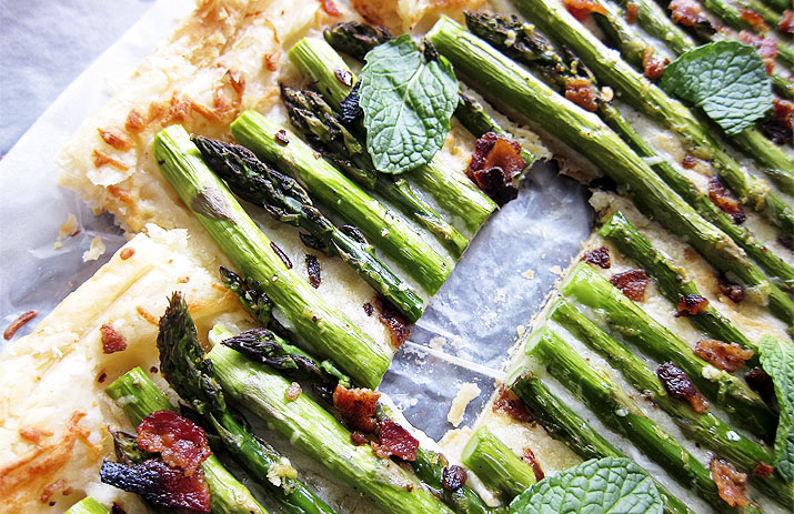 Asparagus Tart with Bacon