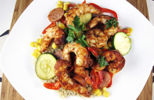 Cajun Shrimp and Sausage in Foil