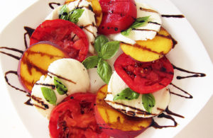Peach Tomato Caprese Salad