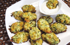 Baked Cheesy Zucchini Tots
