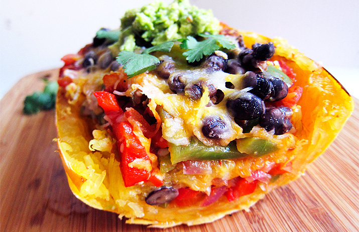 Spaghetti Squash Burrito Bowl